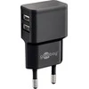 Goobay Maitinimo šaltinis 5V 2.4A - 2xUSB lizdai