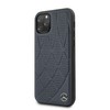 Dėklas Mercedes-Benz Apple iPhone 11 Pro Quilted Genyine Leather Mėlyna
