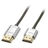 HDMI Laidas - LINDY Cromo Line HDMI Laidas M/M, Didelės Spartos, 3 m, Pilkas