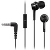 Į ausis įstatomos ausinės su mikrofonu Panasonic RP-TCM55E-K, Juodos