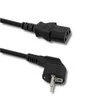 QOLTEC 50549 Qoltec kintamosios srovės maitinimo kabelis ATX 3 kontaktų S03/ST3 1,4 m
