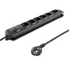 QOLTEC 50112 Surge Protector 6 maitinimo lizdas 3,0m