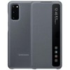 Samsung Galaxy S20 Clear View Atverčiamas Dėklas Pilkas