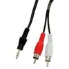 Sbox Technology Garso laidas Sbox 3.5-2RCA-M/M-2, 3.5mm M.->2xRCA M, 2m