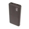 Setty Power Bank 10000mAh universalus įkroviklis 5V 2.1A + Micro USB laidui juodas