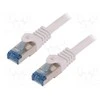 LOGILINK CQ4111S LOGILINK - Cat.6A Patch kabelis pagamintas iš Cat.7 neapdoroto kabelio, baltas, 20m