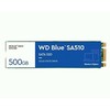 SPEED SSD vidinis kietasis diskas SSD WESTERN DIGITAL Mėlyna SA510 500GB M.2 SATA 3.0 Rašymo greitis 510 MBytes/sec Skaitymo greitis 560 MBytes/sec 2.38mm TBW 200 TB MTBF 1750000 hours WDS500G3B0