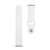 Tactical 499 silikoninė apyrankė skirta Apple Watch 1/2/3/4/5/6/7/8/9/SE 42/44/45mm baltos spalvos