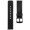 Išmaniojo laikrodžio odinis Tactical dirželis, Juodo spalvos, 22mm