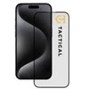 Tactical apsauginis stiklas Shield 5D skirtas Apple iPhone 15 Pro su juodos spalvos krašteliu