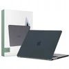 Tech-Protect SmartShell dėklas Apple MacBook Air 15" M2 / M3 / 2023-2024 – matinės juodos spalvos