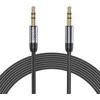 Kabelis Audio AUX 1,5m minijack 3,5mm – minijack 3,5mm Tech-Protect Ultraboost juodos spalvos