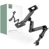 Tech-Protect V1 telescopic car headrest telefono laikiklis – juodos spalvos