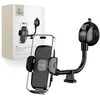 Tech-Protect V3 Long Arm automobilinis telefono laikiklis for Windshield/Cockpit – juodos spalvos