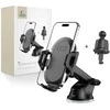 Tech-Protect V5 automobilinis telefono laikiklis for cockpit / air vent – juodos spalvos