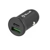 Tellur automobilinis įkroviklis PD60W QC30W FCC7 juodos spalvos