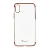 Dėklas Tellur Cover Silicone Electroplated for iPhone X/XS rose auksinis