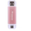 Kietasis diskas Transcend Rožinė SSD 512GB USB EXTERNAL ESD310P - USB 10GBPS TYPE C/ A Rožinis