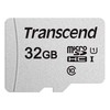 Atminties kortelė su adapteriu Transcend microSDHC USD300S 32GB CL10 UHS-I iki 95MB/S
