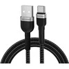 Wozinsky WNBAC1 USB-A / USB-C 2.4A kabelis 1 m – juodos spalvos
