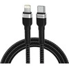 Wozinsky WNBCL2 Lightning / USB-C PD 30W laidas 2 m - juodas