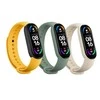 Išmaniosios apyrankės Xiaomi Mi Smart Band dirželiai (3), Rožinės, žalios ir geltonos spalvos