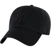 Kepurė 47 Brand Niujorko „Yankees“ MLB valymo kepuraitė B-RGW17GWS-BKI Juoda, vieno dydžio