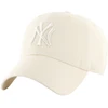 47 Brand Kepurė su snapeliu '47 New York Yankees Clean Up kreminė B-RGW17GWS-NTG