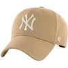 Kepurė 47 Brand MLB Niujorko „Yankees“ vaikiška kepuraitė B-RAC17CTP-KH Beżowe Vieno dydžio