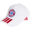 Adidas Kepurė su snapeliu FC Bayern Monachium balta ir-raudona KT3398 (OSFY)