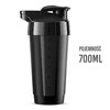 Gertuvė Bidon shaker NO10 600 ml juoda