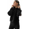 Bluza damska 4F F1002 tamsiai juoda 4FWSS24TSWSF1002 20S (L)