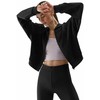 Bluza damska 4F F1002 tamsiai juoda 4FWSS24TSWSF1002 20S (L)