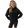 Bluza damska 4F F1057 tamsiai juoda 4FWSS24TSWSF1057 20S (L)