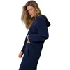 Bluza damska 4F F2663 tamsiai mėlyna 4FWAW26TSWSF2663 31S (2XL)