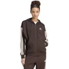 Bluza damska adidas Essentials 3-Stripes Full-Zip Fleece Hoodie ruda KX0784 (2XL)