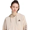 Bluza damska adidas Seasonal Essentials Animal Print 3-Stripes Full-Zip Hooded smėlio sp. KH1547 (M)