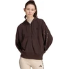 Bluza damska adidas Seasonal Essentials Animal Print 3-Stripes Full-Zip Hooded ruda KV9299 (S)