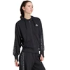 Bluza damska adidas Seasonal Essentials Animal Print 3-Stripes Full-Zip Hooded juoda KS8002 (2XL)