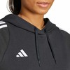 adidas Tiro 24 Hooded Women’s Sweatshirt juodas IJ5607