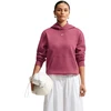 Bluza damska Nike Studio Fleece Medium Weight rožinė IM8100 654 (XL)