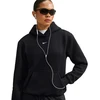 Bluza damska Nike Studio Fleece Medium Weight juoda IM8100 001 (S)
