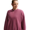 Bluza damska Nike Studio Fleece rožinė IM8082 654 (L)