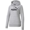 Bluza damska Puma ESS Logo Hoodie TR pilka 586791 04 (2XL)
