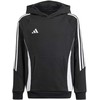 Bluza vaikams adidas Tiro 24 Hooded Sweat juoda IJ5611 (140cm)