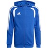Bluza vaikams adidas Tiro 26 League Sweat Full Zip Hoodie mėlyna KF9102 (152cm)