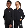 Bluza vaikams Nike Club Fleece juoda FD3017 010 (S)
