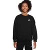 Juodas Nike Club Fleece vaikiškas džemperis