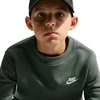 Bluza vaikams Nike Sportswear Club Fleece ciemnozielona FD3006 305 (M)