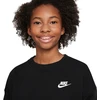 Nike juodas džemperis su ikonišku logotipu